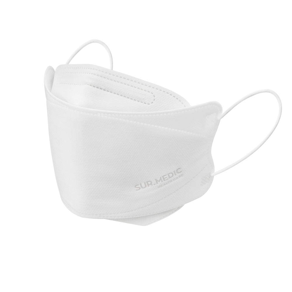 
                  
                    Load image into Gallery viewer, SUR.MEDIC KF-94, Face Mask (White) for Adult, 4-Layer filters, Breathable Comfortable, Protective Mask, Made in Korea
                  
                